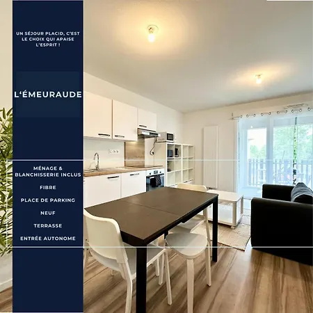 Apartamento L'emeraude - Proche Hopital - Parking - Clim - Fibre - Terrasse *